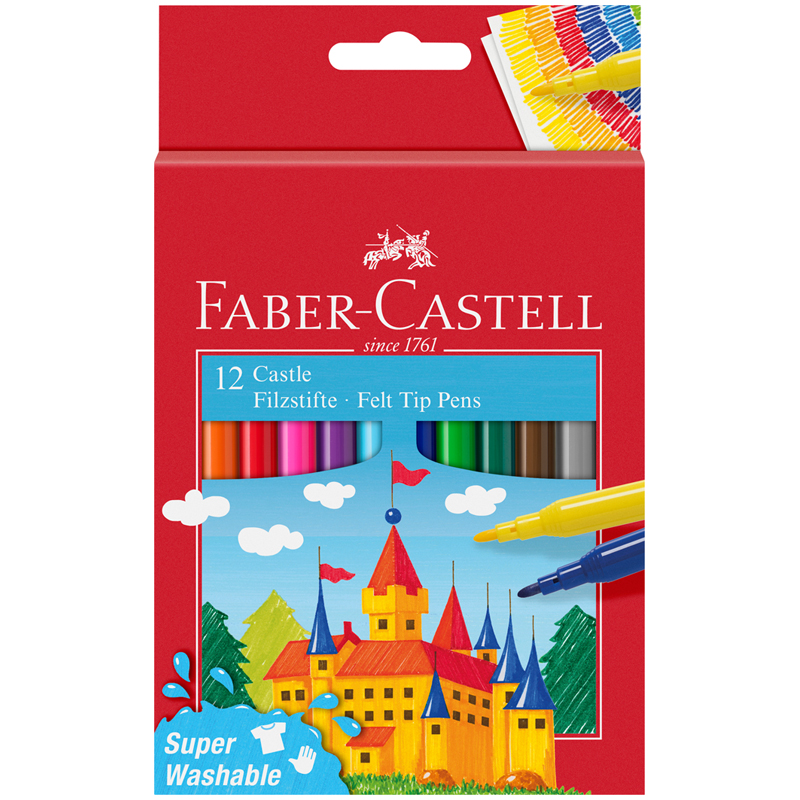 554201_Fibre-tip pen Castle Cardboardbox 12pc.